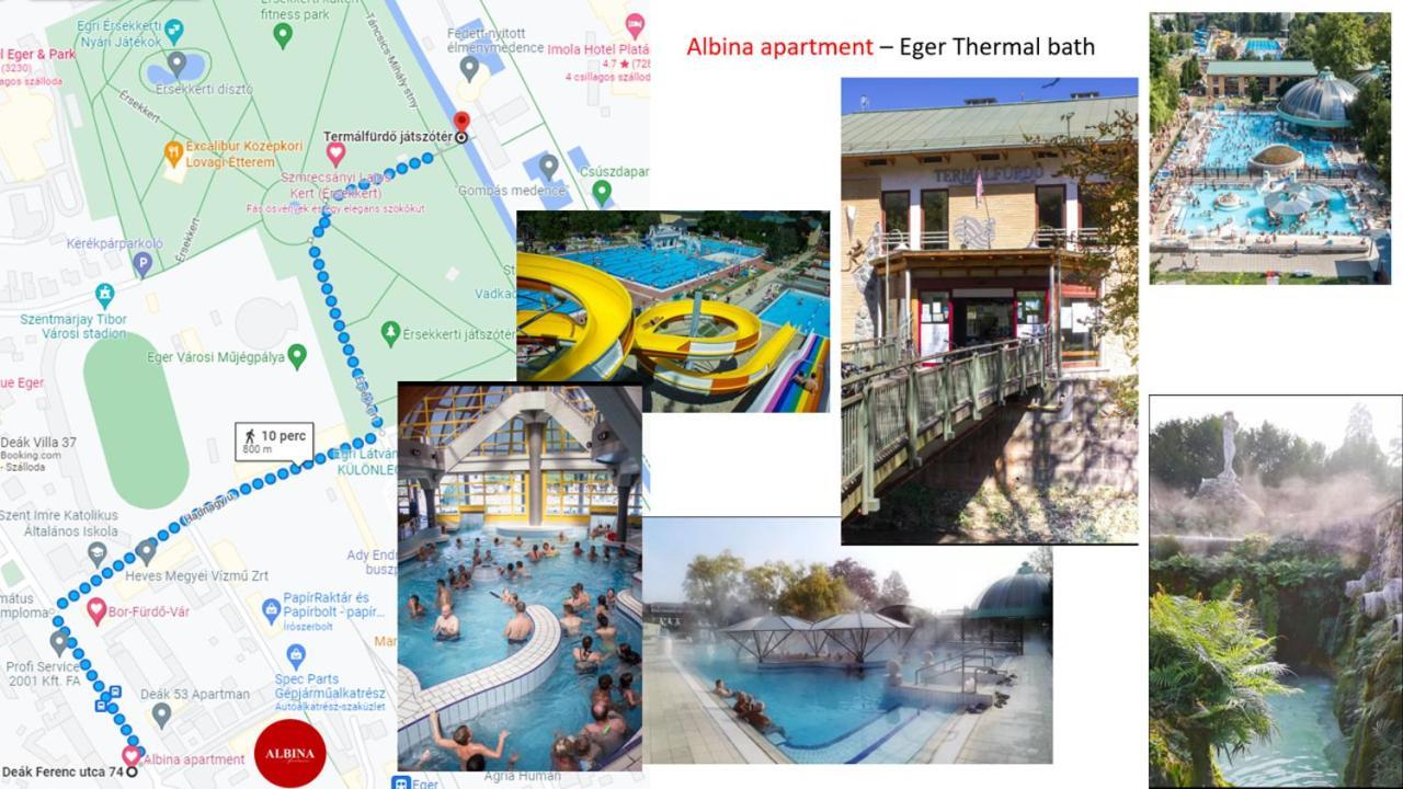 Albina Apartman Eger Extérieur photo
